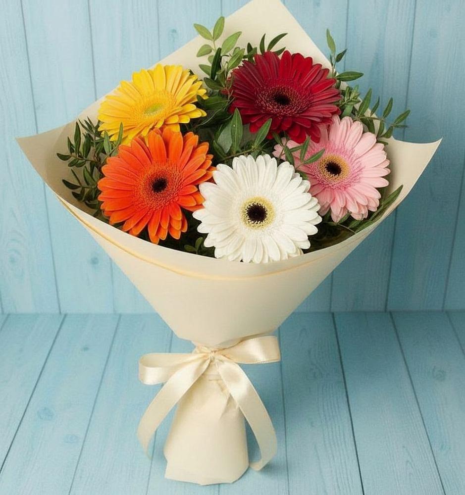 Букет цветов из: Герберы в Устье