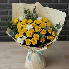 Букет цветов из:  Розы в Устье