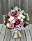 Букет цветов из: Альстромерии, Гвоздики, Розы и Хризантемы в Устье