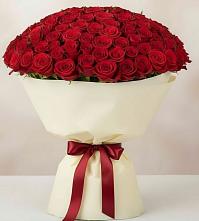 Букет 101 Красная роза Милано #REPLACE_PRED# Устье