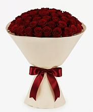 Букет 101 Бордовая роза Блэк Бакарра в Устье