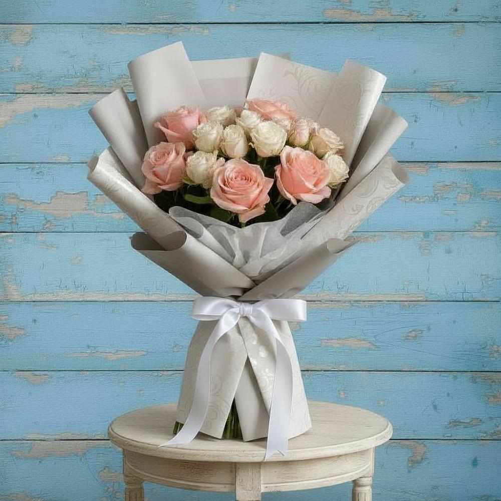 Букет цветов из: Розы в Устье