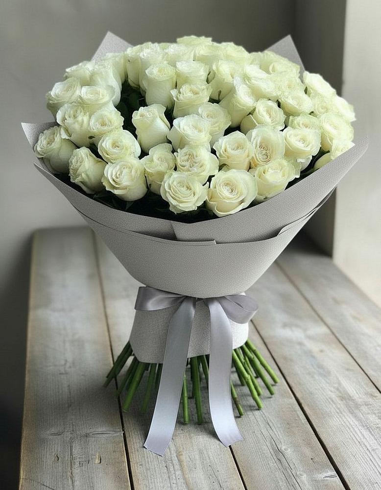 Букет 35 Белых роз в Устье