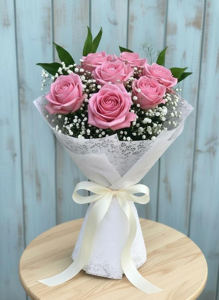 Букет цветов из: Розы в Устье
