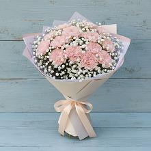 Букет цветов из:  Гвоздики в Устье