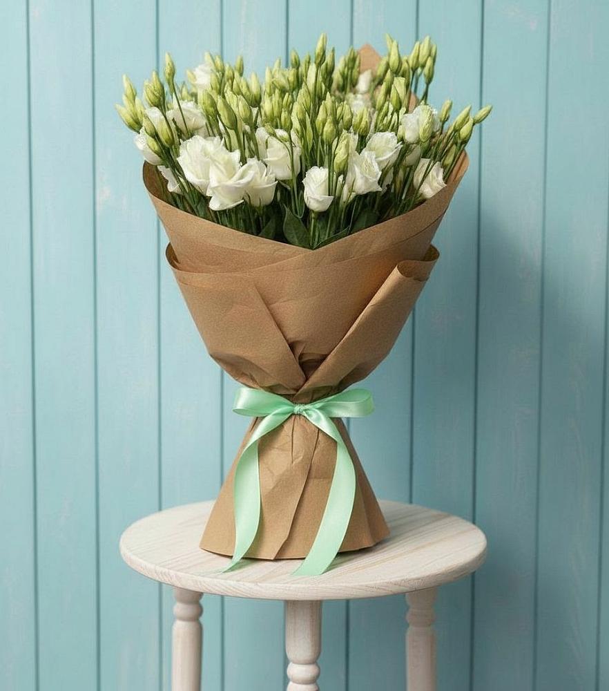 Букет цветов из: Лизиантусы в Устье