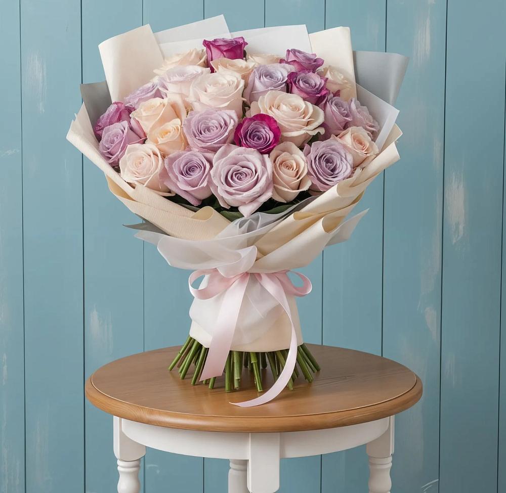 Букет цветов из: Розы в Устье