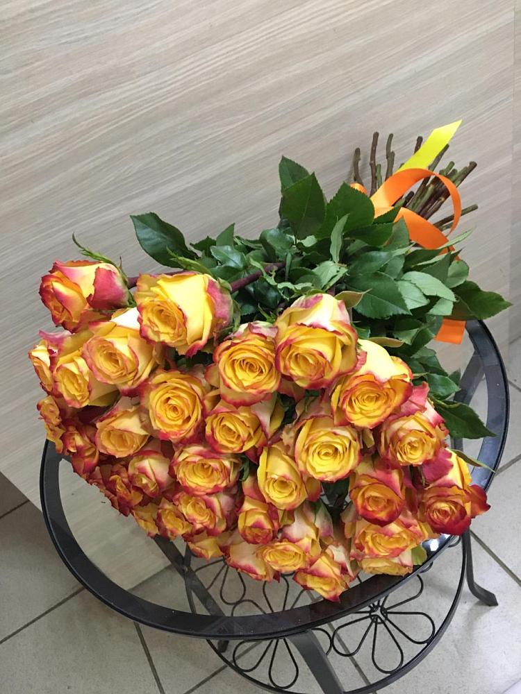 Букет Желтые розы в Устье