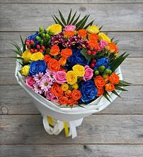 Букет цветов из:  Розы и Хризантемы #REPLACE_PRED# Устье