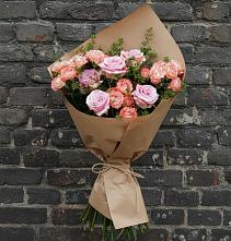 Букет цветов из:  Розы в Устье