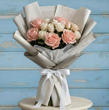 Букет цветов из:  Розы в Устье