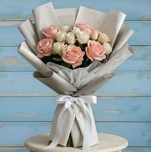 Букет цветов из:  Розы в Устье