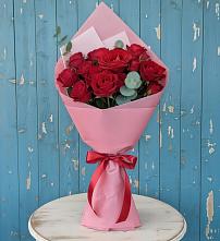 Букет цветов из:  Розы в Устье