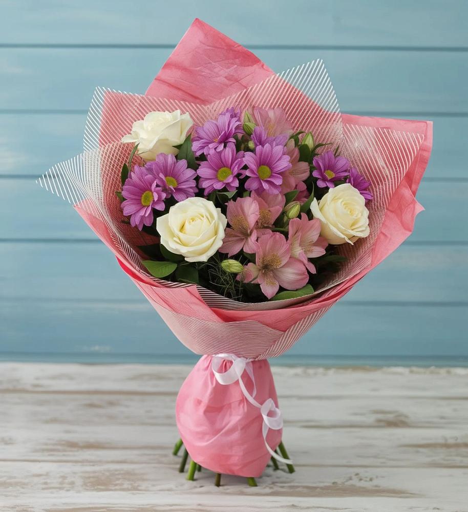 Букет цветов из: Герберы в Устье