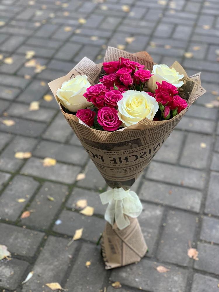 Букет цветов из: Розы в Устье