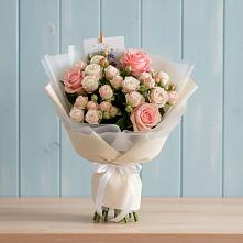 Букет цветов из:  Розы #REPLACE_PRED# Устье
