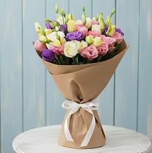 Букет цветов из:  Лизиантусы в Устье