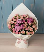 Букет цветов из:  Розы в Устье